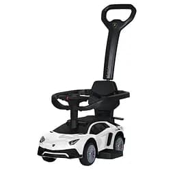 Каталка-толокар Bambi Lamborghini з музикою та світлом білий