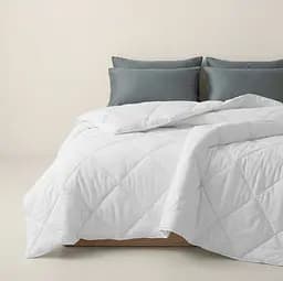 Євро ковдра Cosas з натуральної бавовни 4 сезони 200х200 White CS1 білий (Quilt_200x200_DSeason-SiliSoftPuff) - мініатюра 4
