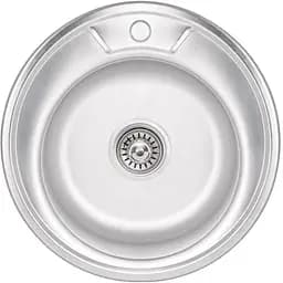 Кухонная мойка Brinex 490-A 0.6 мм, врезная BRIN490SAT06