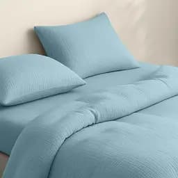 Муслінове покривало Cosas Aquamarine 160х230 см (37MuslinPled_LightBlue_160x230) - мініатюра 5