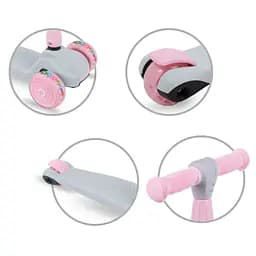 Дитячий самокат Kidwell Jax Gray/Pink (5901130085002) - мініатюра 9