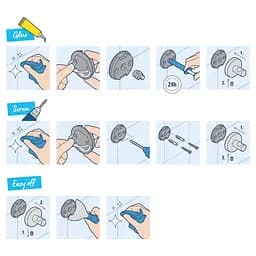 Тримач туалетного паперу Grohe QuickFix Start Cube 411022430 Чорний матовий - мініатюра 4