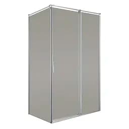 Душевая кабина Volle Libra 120x90 без поддона 10-22-244glass, Универсальная, тонированная, хром