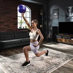 Фітбол Hop-Sport 25см фіолетовий - мініатюра 6
