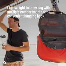 Косметичка Sea to Summit Ultra-Sil Hanging Toiletry Bage (L) Помаранчевий - мініатюра 2
