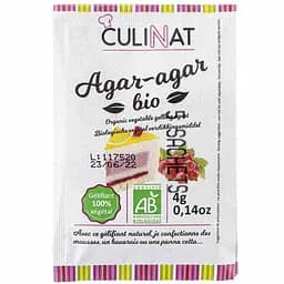 Загущувач Агар-агар Culinat з морських водоростей органічний 4 г х 5 шт.