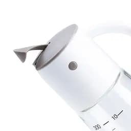 Пляшка для олії та оцту 300 мл з гравітаційною кришкою, сірий TS Kitchen HP16297W - мініатюра 2
