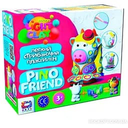 Набор легкого прыгающего пластилина Moon light Clay Pino Friend Диди 70061 с фигуркой