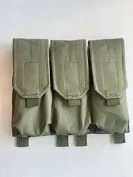 Підсумок потрійний для магазинів АК закритий з MOLLE(Олива)