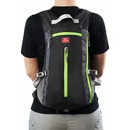 Рюкзак велосипедний Naturehike ( NH15C001-B) 15 л - з чохлом для шолома - чорний - мініатюра 8