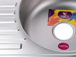 Мийка кухонна Mira MR 7750 D Decor овальна з полицею 770х500х180 мм 30412 - мініатюра 2
