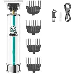 Машинка триммер для стрижки волосся XPRO VGR-079 професійна бездротова з насадками біла (41249-079_458)