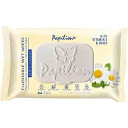 Вологий туалетний папір Papilion Ромашка з клапаном 44 шт.