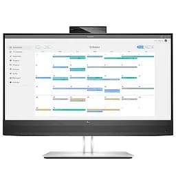 Монітор TFT 23.8" HP E24mv G4, IPS, HDMI, VGA, DP, USB, Cam, HAS, Pivot, колонки, сріблястий (169L0AA) - мініатюра 7