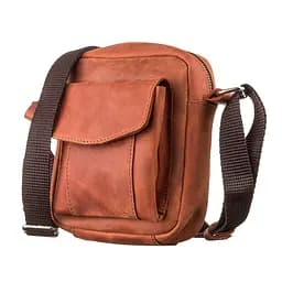 Сумка кожаная мужская SHVIGEL 15х18х6 см sum0012606