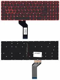 Клавіатура для ноутбука Acer Nitro 5 AN515-51 з підсвічуванням (Light), Black
