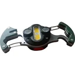 Ліхтарик з карабінами 7-в-1 мультитул.