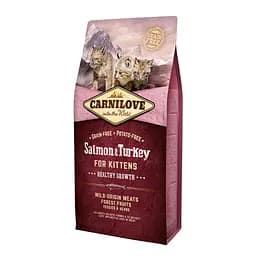 Сухий корм Carnilove Cat Salmon & Turkey Kitten 6 кг з лососем та індичкою для кошенят