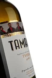 Вино Tamada Tvishi AOC, біле, напівсолодке, 11-14,5%, 0,75 л (201803) - мініатюра 3