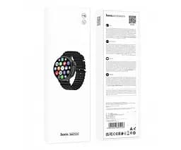 Розумний годинник Hoco Smart Sports Watch Y18 call version з функцією дзвінка чорний (6942007605243) - мініатюра 3