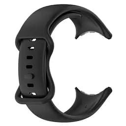 Силіконовий ремінець на смарт годинник Google Pixel Watch 3 45mm/4 45mm, Silicone, black, зі зручною застібкою, на фітнес браслет, ArmorStandart (ARM84019) - мініатюра 3