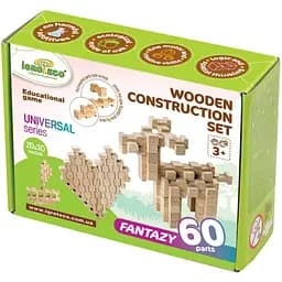 Деревянный конструктор Фантазия Igroteco 900057 60 деталей