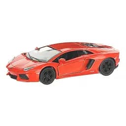 Автомодель легкова LAMBORGHINI AVENTADOR LP 700-4, 5'' Kinsmart KT5355W інерційна, масштаб 1:38 Помаранчевий
