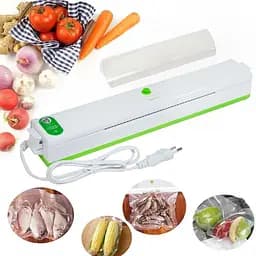 Вакуумний пакувальник харчовий 100W та гофровані пакети для вакууматора 15*500 см - мініатюра 2