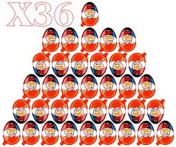 Комплект шоколадних яєць Kinder Joy Funko Netflix Stranger Things 36 шт по 20 г