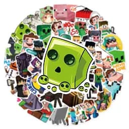 Стікерпак GeekLand Minecraft 50 штук - мініатюра 5