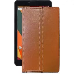 Чохол StatusCASE з екошкіри для планшету Bravis NB754 Коричневий