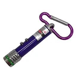 Дитячий Ліхтарик-брелок MK 4270 лазерна указка, розмір 7 см Фіолетовий