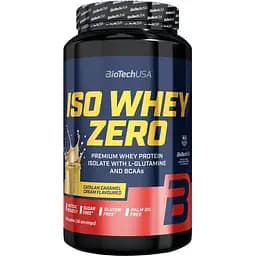 Протеин BiotechUSA IsoWhey Zero Lactose Free Сatalan caramel cream 908 г
