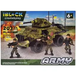 Детский конструктор Армия iBlock PL-921-429 3 фигурки в комплекте Вид 2