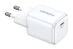 Блок зарядний адаптер Ugreen CD319 Nexode Mini 1 USB-C 30 W PD GaN (15326) білий