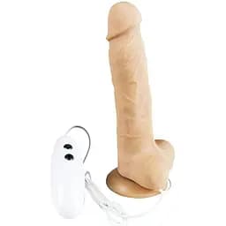 Вибратор Alive Cesar Vibration & Rotation 17.5 см телесный