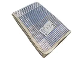 Покривало бавовняне Vladi 140х200 білий-пісок-сіро-блакитне