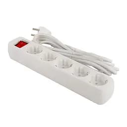 Мережевий фільтр живлення ColorWay (CW-PSEA53W), 5 розеток/ 3M white (CW-PSEA53W) - мініатюра 6