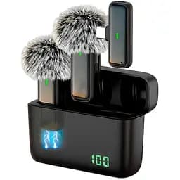 Петличка бездротова DuoMic C-Pro з зарядним кейсом USB Type C бездротовий мікрофон 2 шт