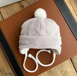 Шапка для малюків "Velour" об’єм 38-40 см Kid's Fantasy Сірий