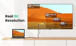 Кабель відео Ugreen HDMI 2.1 8K 3D 48Gbps HDR 1М Black (HD140) - мініатюра 10