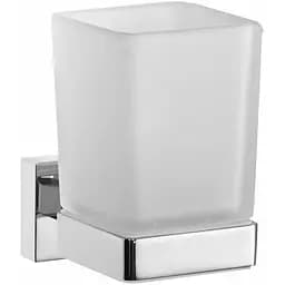 Склянка з утримувачем Omnires Lift chrome 8158CR хром