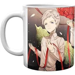 Кружка GeekLand The Promised Neverland Обещанный Неверленд Норман Эмма Рей С красной лентой NV 02.454
