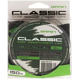Волосінь Brain Classic Carp Line 3D (ca мo) 150 м 0.28 мм 18 lb 7.9 кг - мініатюра 2