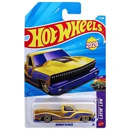 Базова машинка Hot Wheels Layin' Low Bounce'n Bass жовта (5785) JJH32-N521