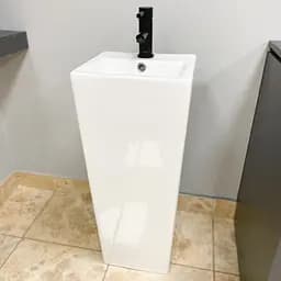 Умивальник VBI Savona white підлоговий VBI-019012, Білий - мініатюра 2