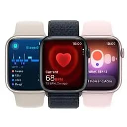 Смарт-годинник Apple Watch Series 9 GPS 41mm Pink Aluminum Case w. Light Pink Sport Band - M/L (MR943) - мініатюра 7