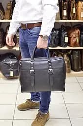 Чоловіча шкіряна сумка TARWA 30х39х10 см sum0026099 - мініатюра 7