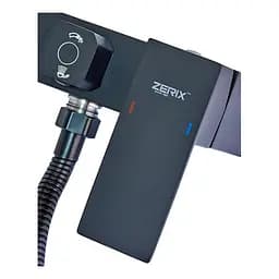 Змішувач для ванни Zerix KUB-008 ZX4851 Чорний матовий - мініатюра 2