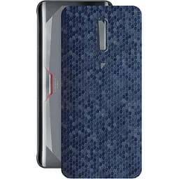 Захисна плівка StatusSKIN для ZTE Nubia Red Magic 6 Корпус Вініл Соти сині - мініатюра 1